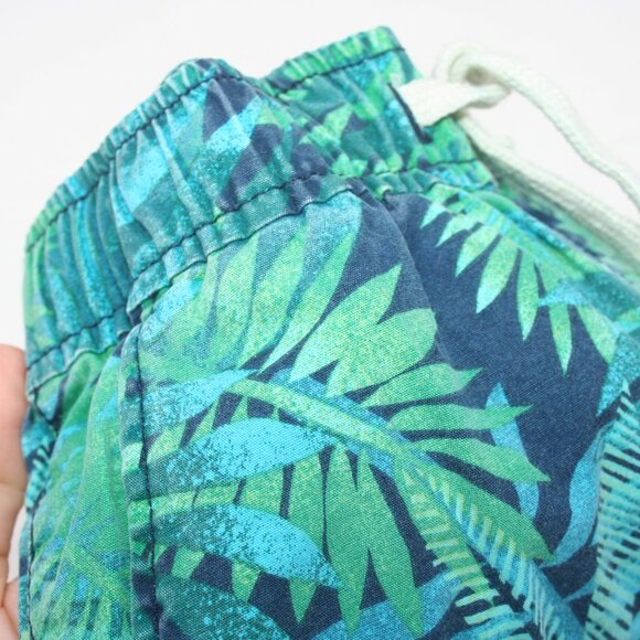 Boys 6 PALM LEAF SHORTS TROPICAL GREEN CHILDRENS PLACE STRETCH WAIST EUC - Picture 5 of 9